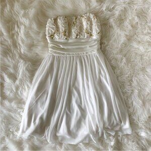 Speechless White Floral Party Dress